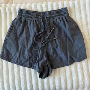 Zara Gray Casual Shorts